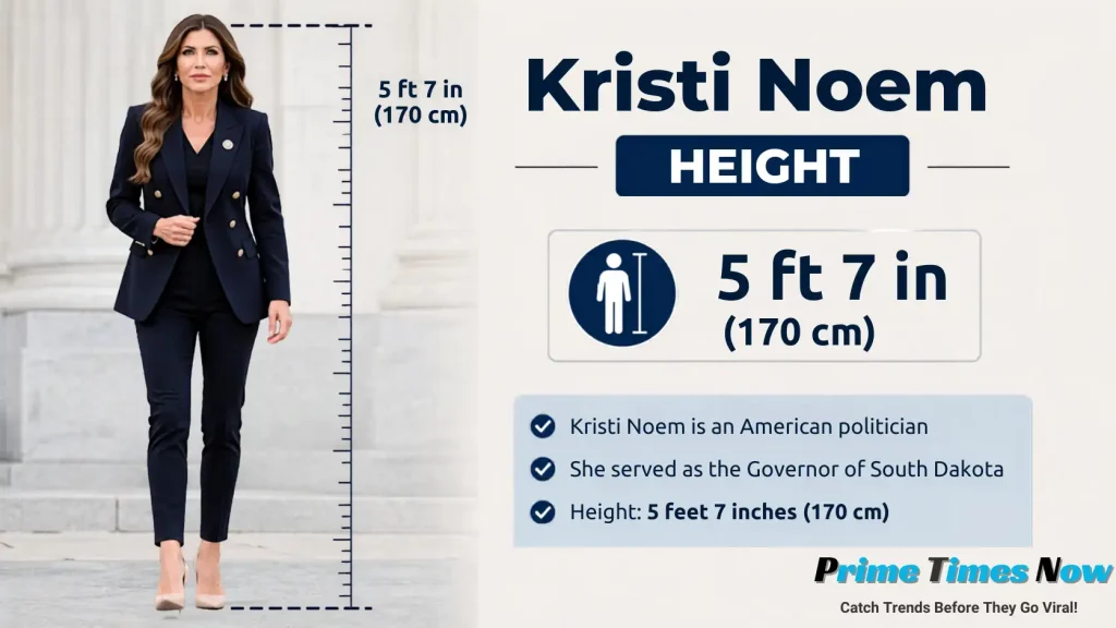 Kristi Noem Height
